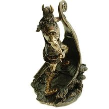 Bild für Veronese 708-7655 Figur Wikinger steht am Bug seines Drachenschiffes 24 cm