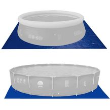 Bild für Avenli Pool Bodenplane 390x390 cm Bodenschutzplane Schutzplane Bodenfolie Schutzfolie gegen Poolboden Beschädigung