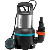 Gardena 16000 09042-20 Schmutzwasserpumpe 450 Watt 16.000 l/h Entwässerung max. Förderhöhe 7 m max. Förderdruck 0,6 bar max. Tauchtiefe 7 m max. Wassertemperatur 35 °C Kabellänge 10 m 4,9 kg