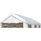 Ersatzdach - Dachplane PALMA für Zelt 3x6 Meter, PVC weiss 480g-m², incl. Spanngummis