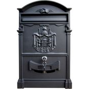 Domus 2151 Briefkasten, Aluminium Druckguss, grau, 2151