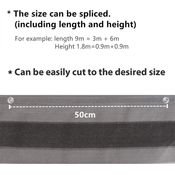 Balkonsichtschutz blickdichte Wind- und UV-Schutz Wetterfest, 75 x 300cm