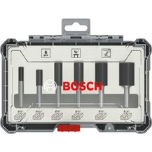 Bild für Bosch Professional 6tlg. Nutfräser Set (für Holz, für Oberfräsen mit 1-4 Zoll Schaft)