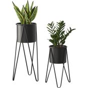 Blumentopf Ständer Blumenständer Blumentopfhalter Pflanztopf Deko 2-tlg. en.casa 4059438144455