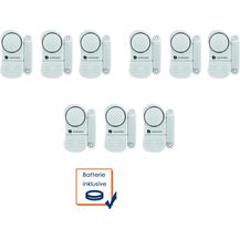 Bild für Smartwares Mini Türalarm Fensteralarm im 9-er Pack 85dB Türsirenen Minisirene Alarmmelder