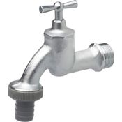 Cornat Kugelauslaufhahn - 26,44 mm (3-4 Zoll) AG - Inklusive Schlauchanschluss - Hochwertiges Messing - Ideal als Außenzapfstelle - Zapfhahn für Regentonnen - Wasserhahn - Absperrhahn - FLOR92595