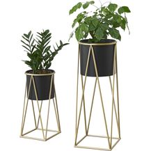 Bild für Blumentopf Ständer Blumenständer Blumentopfhalter Pflanztopf Deko 2-tlg. [en.casa]