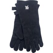 WMF BBQ Grillhandschuhe 1 Paar, Leder, hitzebeständige Handschuhe, Ofenhandschuhe extra lang, praktische Größe (10-XL)