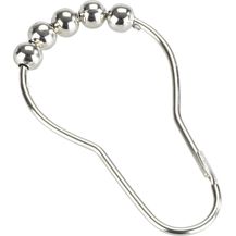 Bild für Wenko Duschvorhangringe 12er Set Duschringe mit Gleitsystem