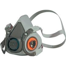 Bild für 3M Atemschutzhalbmaske 6200 Serie 6000 o.Filter 4Pkt-Bebänderung 3M m.Kopfbügel