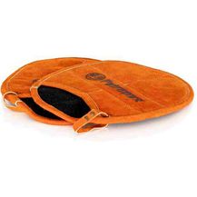 Bild für Petromax 2er-Set Topflappen oval mit Eingriff Aramid hitzebeständig rot-orange 28,5x22,5x2,5 cm