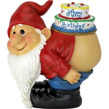 Bild für 'Interpret Design Toscano Loonie Moonie Geburtstag Dekorationen ? Garden Gnome Statue ? Loonie Moonie Happy Birthday Gnome Statue ? Naughty Zwerge ? Mooning Zwerge Statuen