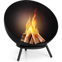 Bild für Fireball Feuerschale Ø 66 cm kippbar 2 mm Stahl-Feuerschale horizontal diagonal nutzbar Schwarz