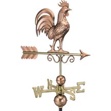 Bild für Good Directions Wetterfahne Bantam Red Hahn Reines Kupfer