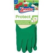 Spontex Protect Gartenhandschuhe, extra robust für Dornen und Hecken, mit Naturlatexbeschichtung, Größe L, 1 Paar - Preisvergleich