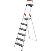Hailo L100 TopLine, Alu-Sicherheits-Stehleiter, 6 Stufen