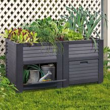 Bild für PFLANZEN KÖLLE Maxi-Hochbeet mit 2 Fächern