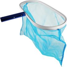 Bild für Pool Bodenkescher Profi 2 mit weißem Alurahmen und Griff