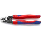 KNIPEX 95 62 190 Drahtseilschere geschmiedet mit Mehrkomponenten-Hüllen 190 mm