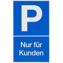 Bild für Metafranc Hinweisschild ''P-Nur für Kunden''