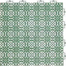 Bild für andiamo Kunststofffliese Bodenfliese Gartenfliese Terassenfliese Balkonfliese Innen- und Außenbereich Wasserdurchlässig wetterfest langlebig 38 x 38 cm