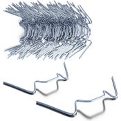 Deuba Gewächshaus Klammern Gewächshausklammern Edelstahl Hohlkammerplatte Befestigung Gewächshäuser Zubehör 50 Stück