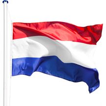 Bild für Aluminium Fahnenmast + Niederlandefahne