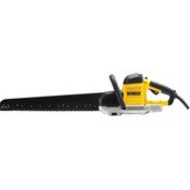 DeWalt Alligator Spezial-Säge (1700W für Hochlochziegel Mit 430 mm Schnittlänge und Doppelsägeblatt-System für präzise Schnitte selbst in Winkeln Inkl. HM Sägeblatt) DWE397