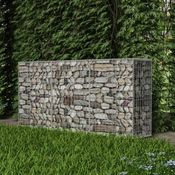 vidaXL Gabionenkorb Stahl 200×50×100 cm - Preisvergleich
