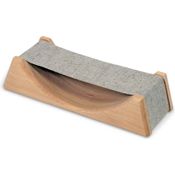 Finnsa - Textilkopfstütze Erle - Bespannung beige-grau