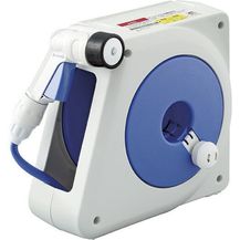 Bild für Takagi Kompakte Schlauchtrommel mit Wandhalterung 4 Strahlarten 100% Dicht & Tropfsicher Blau-Weiß-Schwarz, 15 m, 34.3 x 16.8 x 30.2 cm (RM215EX)