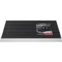 Bild für Fußmatte Alu-Anlaufkante schwarz-silber PP-Alu L500xB800xS22mm