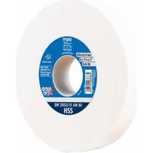 Bild für PFERD Schleifbockscheibe, 200x32x51mm, Ausführung HSS, Korngröße 80, Edelkorund weiß, 39009704 – Schleifscheibe für das Bearbeiten hochlegierter Stähle mit integrierter Reduzierhülse (32mm)