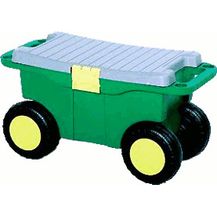 Bild für Hobby- und Gartenwagen grün / gelb