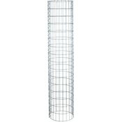 Gabione Steingabionen Steinkorb Drahtkorb Gabionensäule rund Ø 35 cm 1,60 m