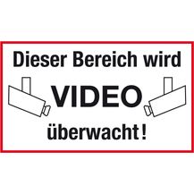 Bild für Metafranc Hinweisschild ''Dieser Bereich wird Video überwacht!''