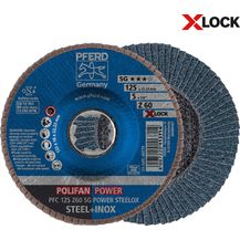 Bild für PFERD 67786126 X-Lock Leistungs-Linie SG Z Power STEELOX POLIFAN-Fächerscheibe