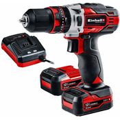 Einhell Akku-Schlagbohrschrauber TE-CD 12-1 Li-i (2x 2,0Ah Li-Ion,12 V,22 Drehmomentstufen,2-Gang-Getriebe,inkl. Schlagbohrfunktion,LED,inkl. 2x 2,0 Ah Akku und 45 Min.-Ladegerät)