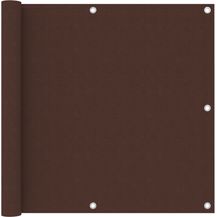 Bild für vidaXL Balkon-Sichtschutz Braun 90x400 cm Oxford-Gewebe