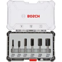 Bild für Bosch Professional 6tlg. Nutfräser Set (für Holz, für Oberfräsen mit 6 mm Schaft)