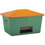 Cemo Streugutbehälter aus GfK - Volumen 1100 l, mit Entnahmeöffnung, Behälter