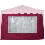 BASIC Seitenteil mit 3 Fenstern, rot - Instent