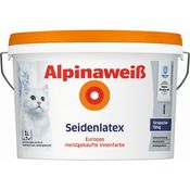 Alpina Weiß Seidenlatex 1L,2,5L,5L,10L > Latexfarbe für strapazierfähige Wände 10 Liter - Alpina Farben