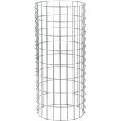 Gabione Steingabionen Steinkorb Drahtkorb Gabionensäule rund Ø 35 cm 0,80 m