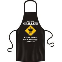 Bild für Rahmenlos Grillschürze bin am Grillen (70 x 100 cm)