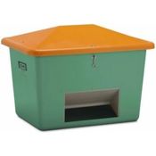 Cemo Streugutbehälter aus GfK - Volumen 700 l, mit Entnahmeöffnung, Behälter