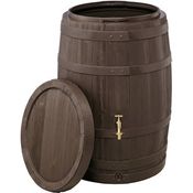 Garantia Regenwasser-Behälter Fass Barrica Dunkelbraun 260 l