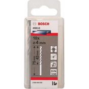 Bosch Professional Metallbohrer HSS-G geschliffen (10 Stück, Ø 4 mm)