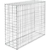 Gabione 100x80x30cm Steingabionen Steinkorb Mauer Gabionen Drahtkorb