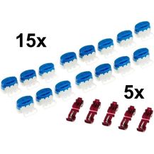 Bild für Genisys 15 Kabel Verbinder + 5 Anschlussklemmen für Husqvarna Automower (Original v. 3M)